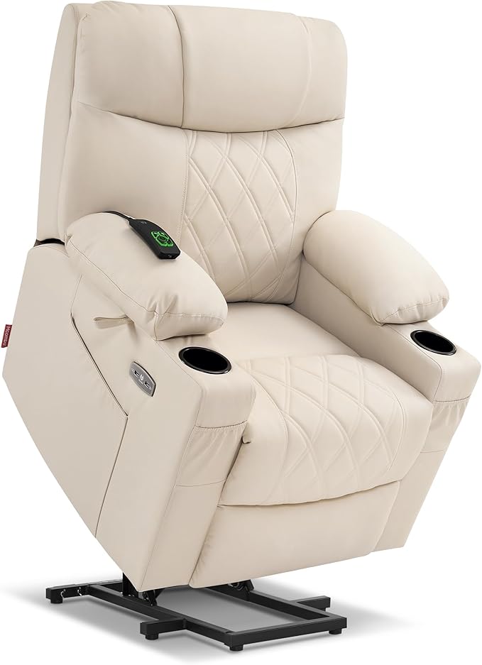 Power Lift Recliner Chair with Massage & Dual Heating