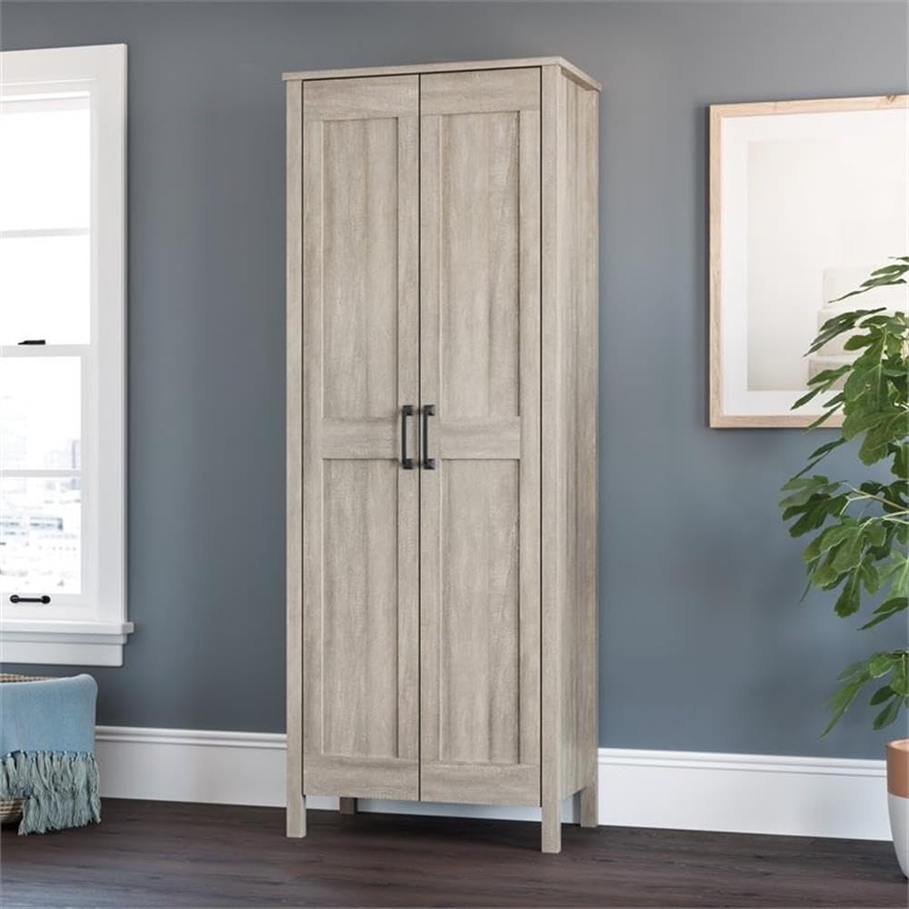 Two-Door Maple Storage Cabinet