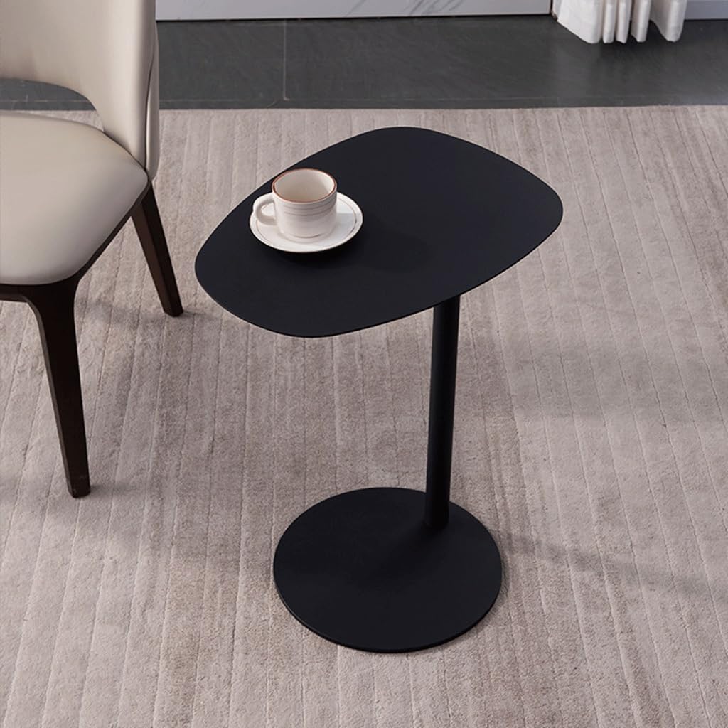ULTRAWAVE End Table Sofa Table Simple Sofa Side Table, C-Shaped Side Table, Living Room Corner Table, Small Coffee Table, Snack Table, Bedroom Small Table Side Tables(A)