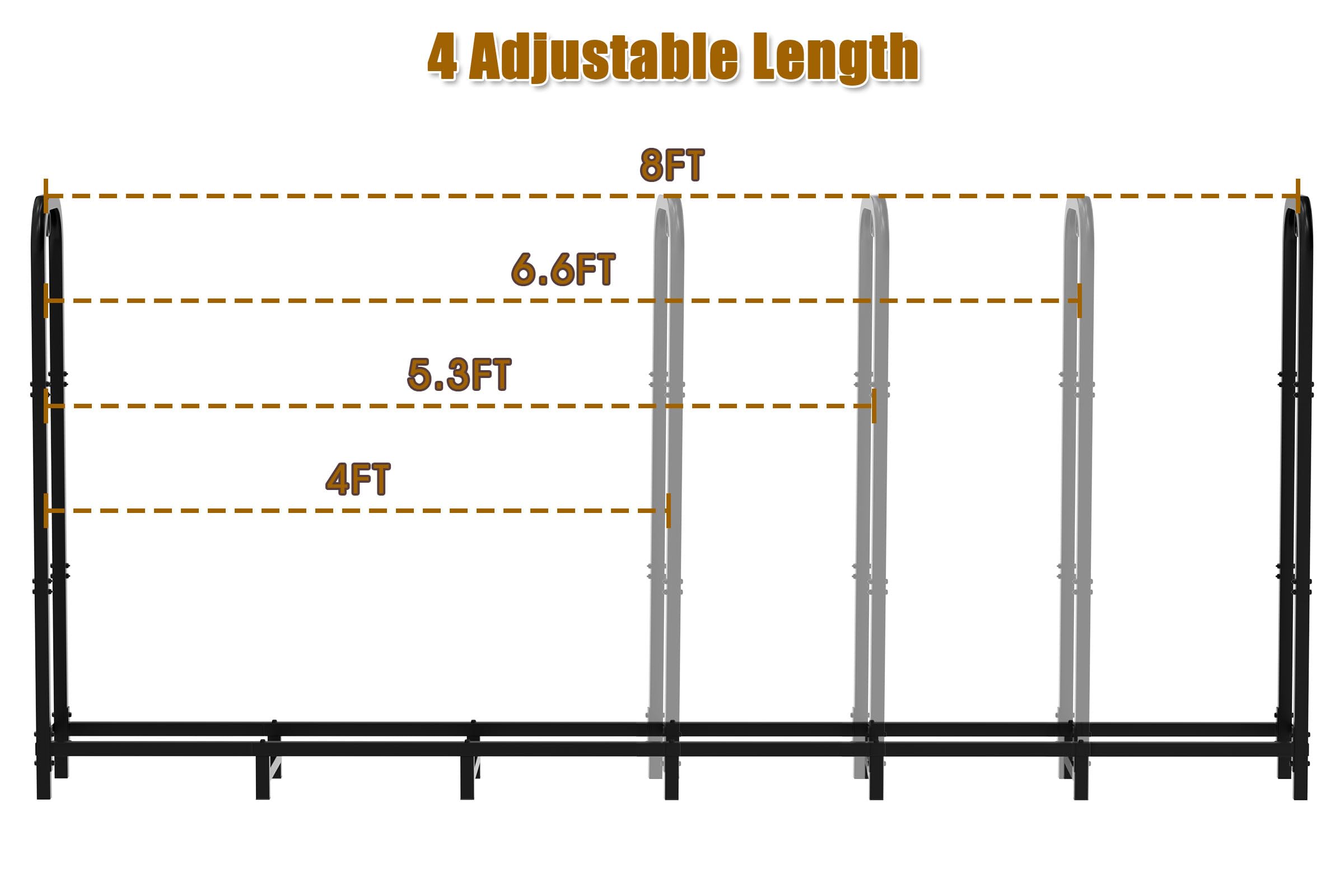 Outdoor & Indoor Firewood Rack