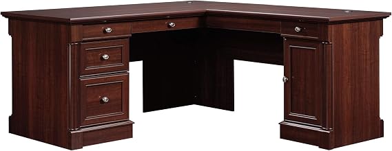 L-Shaped Desk with Drawers