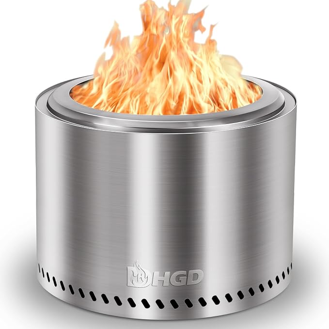 Smokeless Fire Pit with Stand