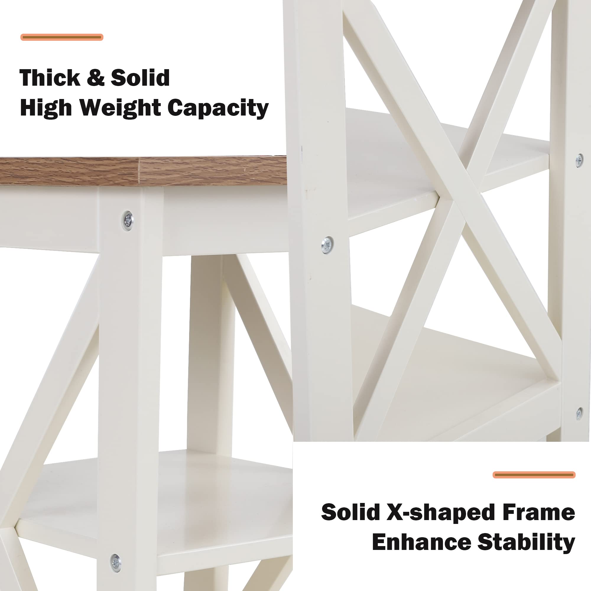3-Tier End Table Set of 2