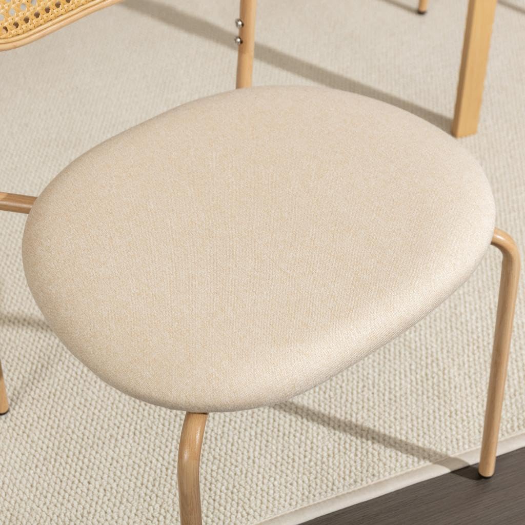 Rattan Dining Chairs, Set of 4