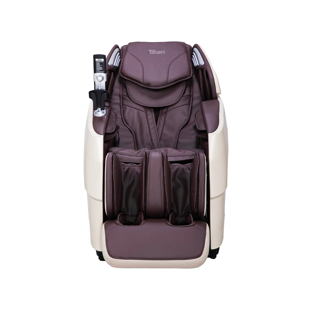 Titan Rejūv 4D l Full Body Massage Chair l Shiatsu Recliner l SL Track l Health Detection l Full Body Stretching l Heating Therapy l 3 Stage Zero Gravity l Bluetooth Speaker (Brown)