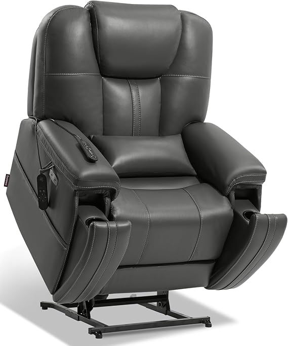 Triple Motor Lay Flat Power Lift Recliner Chair