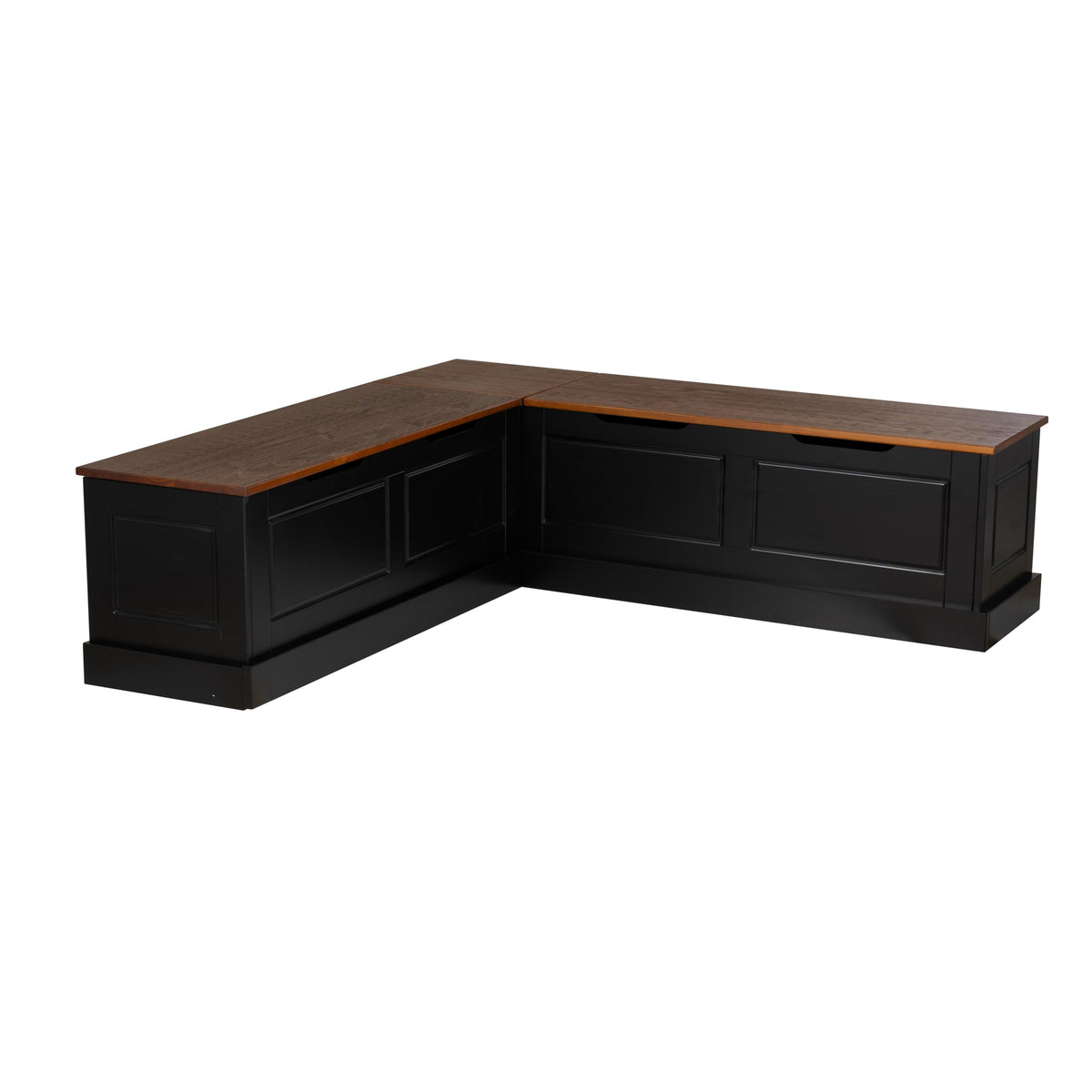 Backless Corner Storage Bench