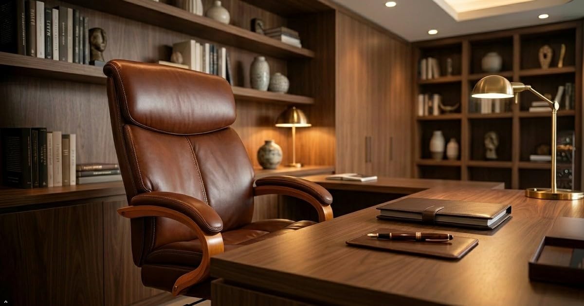 Bonded Leather Executive Office Chair