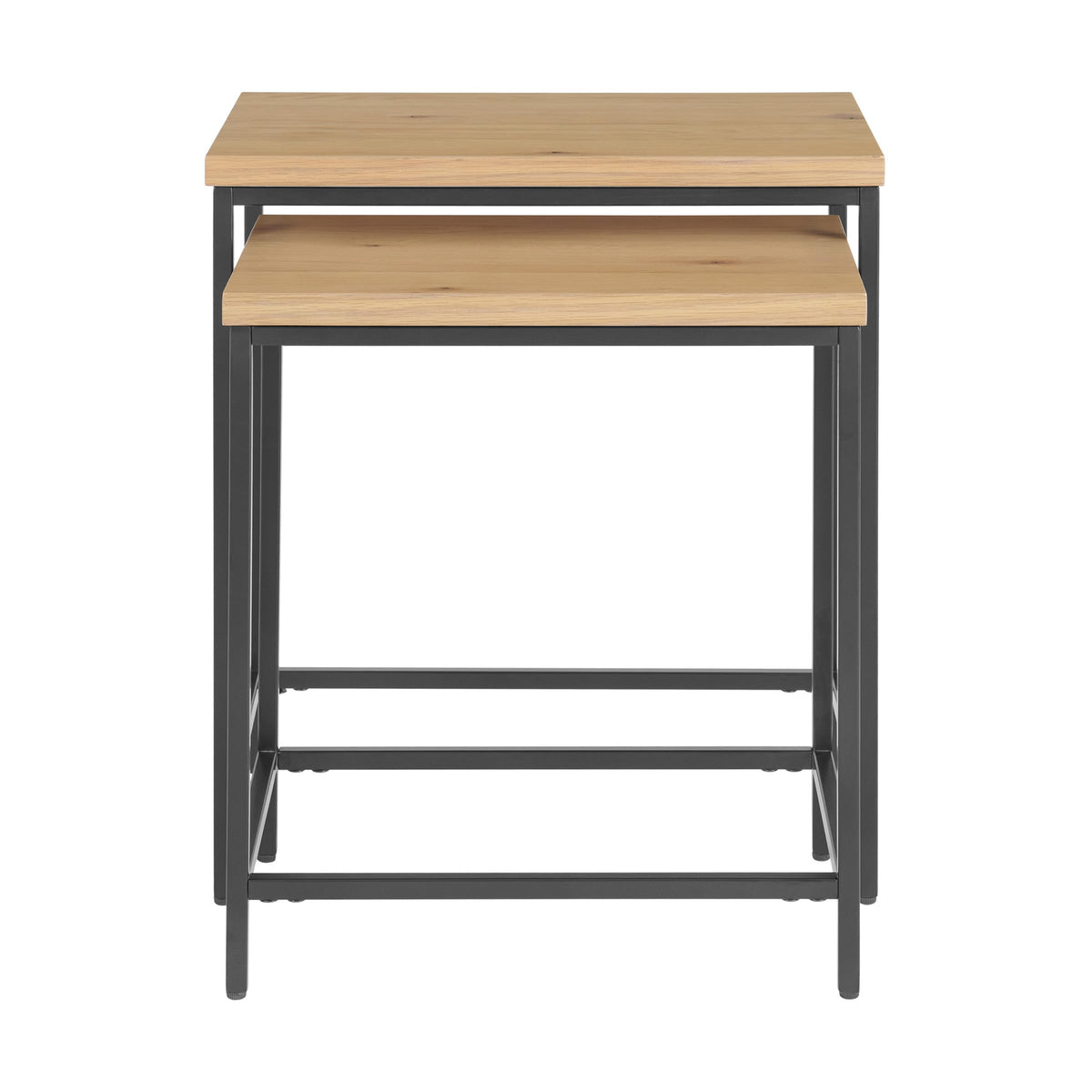 Oak Nesting Side Tables