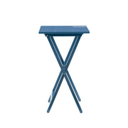 Folding Tray Table Set of 4 with Storage Stand