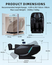 4D Zero Gravity Full Body Massage Chair