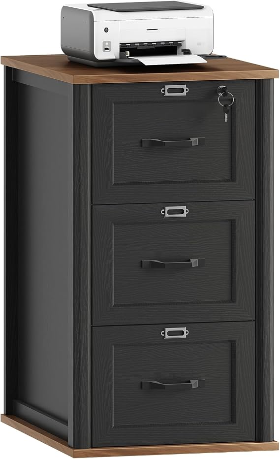 3-Drawer Locking File Cabinet