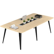 8FT Conference Table with Cable Grommets