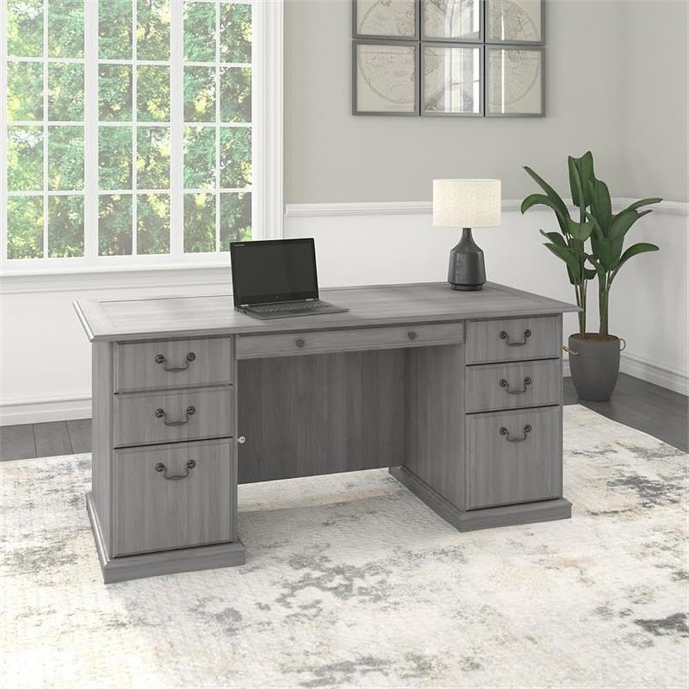 66W Executive Desk with Drawers