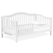 Dream On Me Austin Wooden Toddler Day Bed for Kids, White
