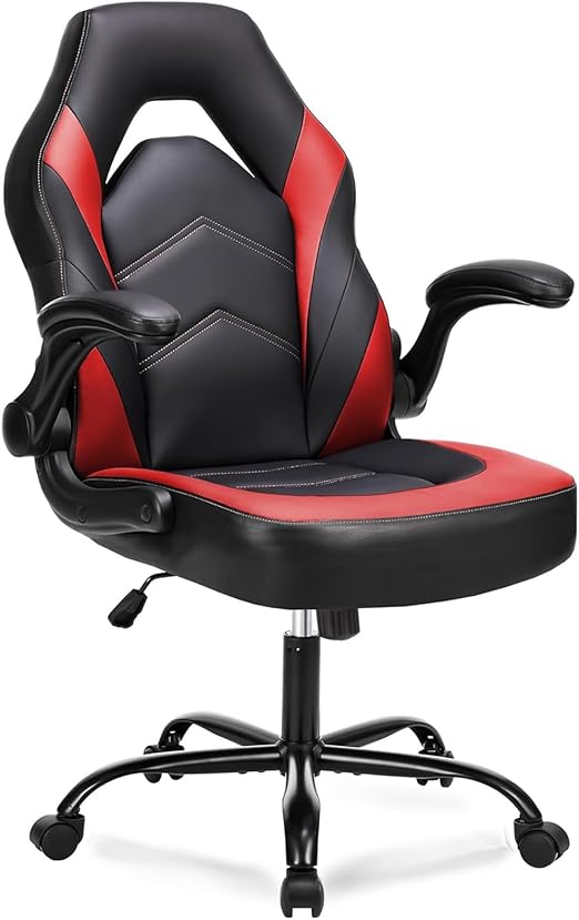 Ergonomic Gaming & Office Chair with Flip-Up Armrests