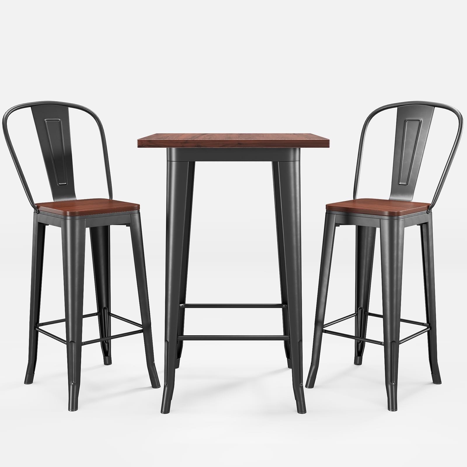 3-Piece Bar Table & Chairs Set