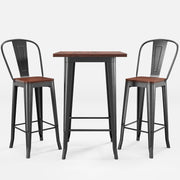 3-Piece Bar Table & Chairs Set