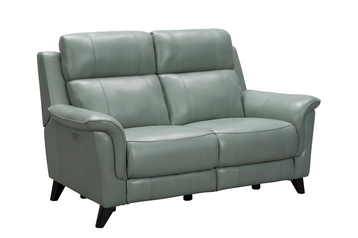 Leather Power Reclining Loveseat