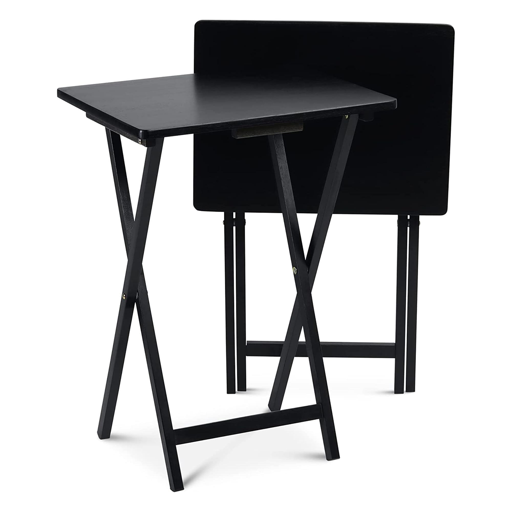 Folding TV Tray Tables, Set of 4