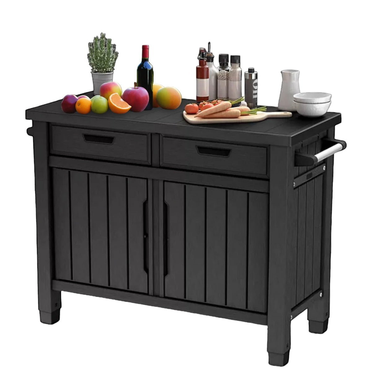 Outdoor Grill Storage Table