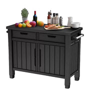 Outdoor Grill Storage Table