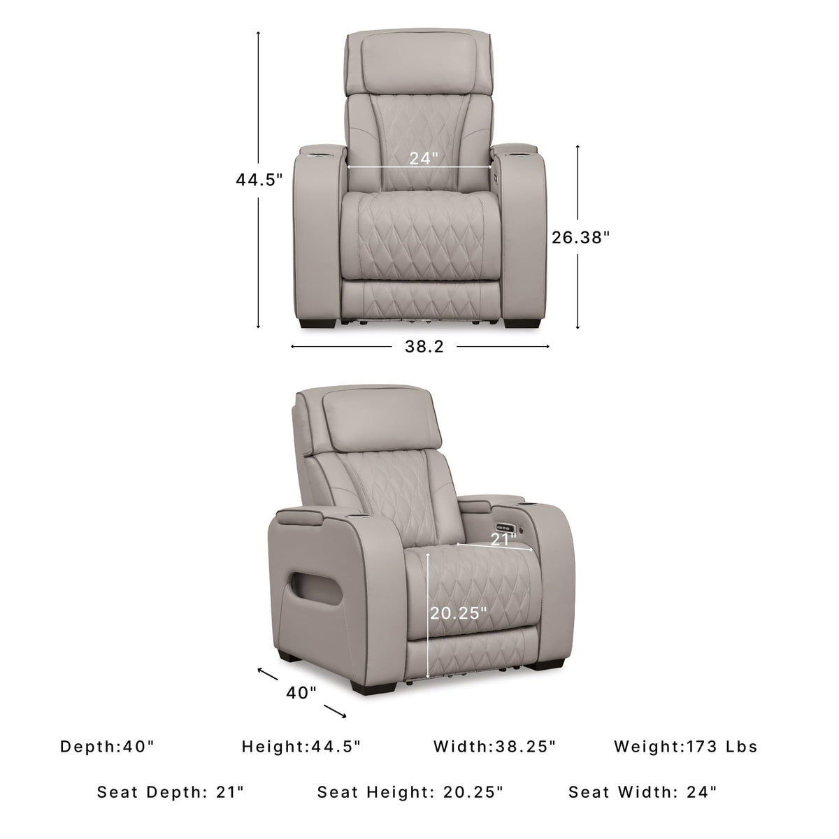 Zero Gravity Power Recliner