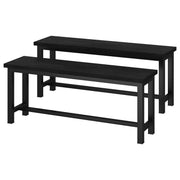 Industrial Dining Bench Set of 2