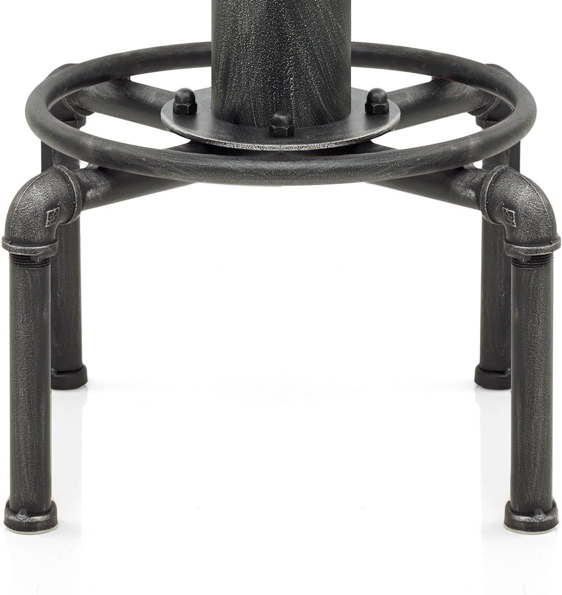Industrial Pub Table & 2 Stools Set