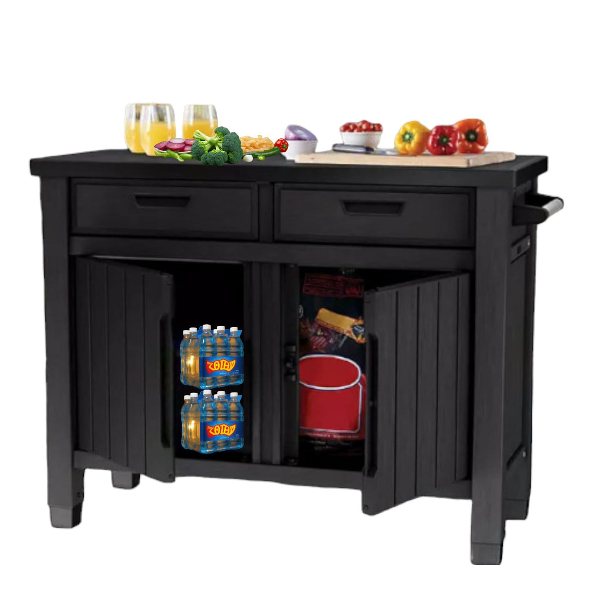Outdoor Grill Storage Table