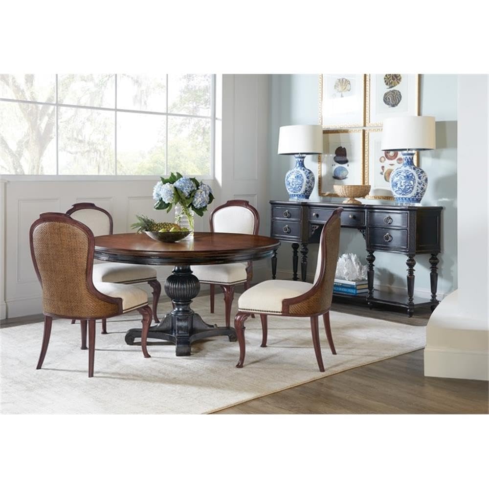 Hooker Furniture Charleston Five-Drawer Wood Server in Black Cherry Finish