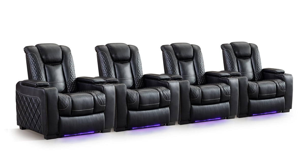 Power Theater Recliners, Set of 4