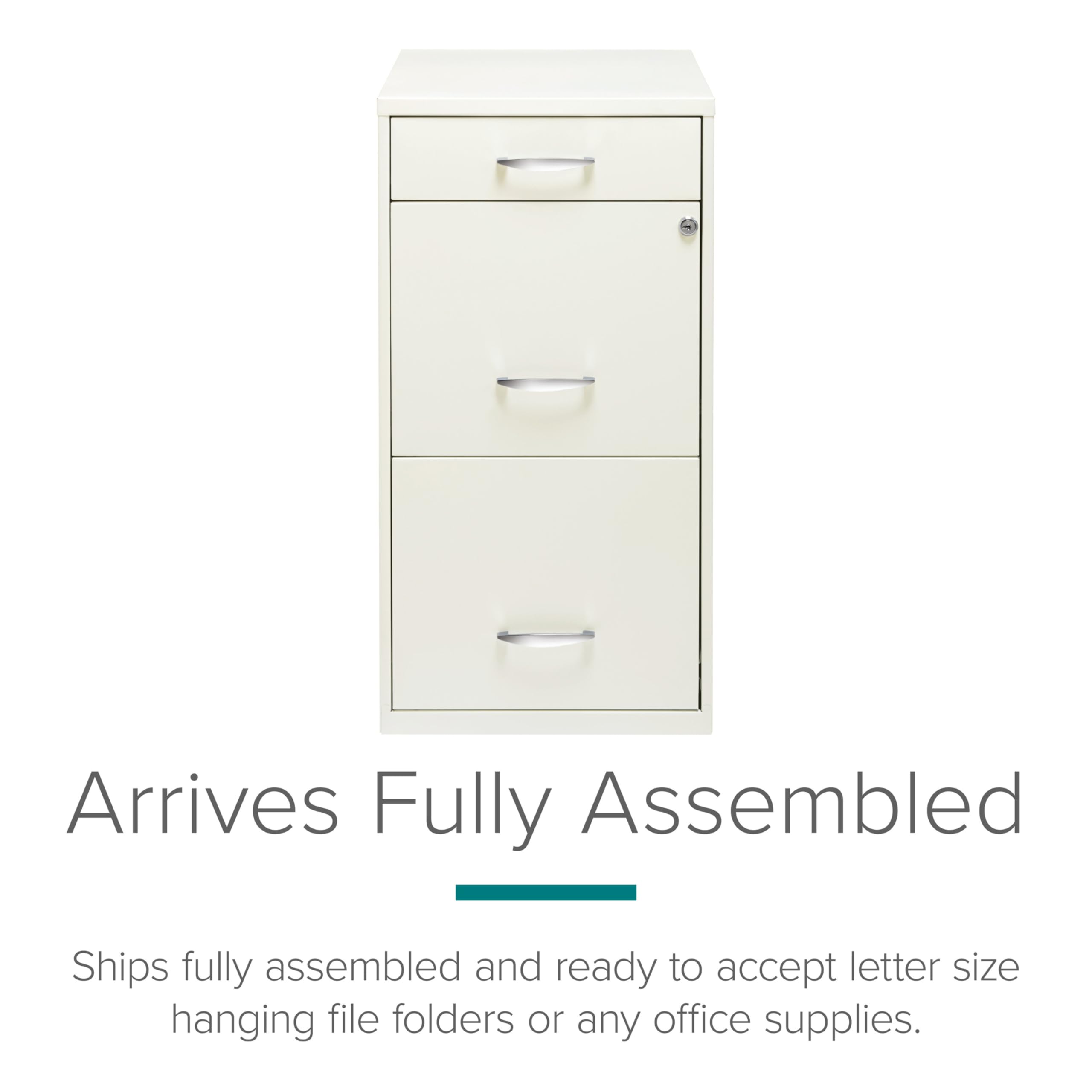 3-Drawer Steel File Cabinet