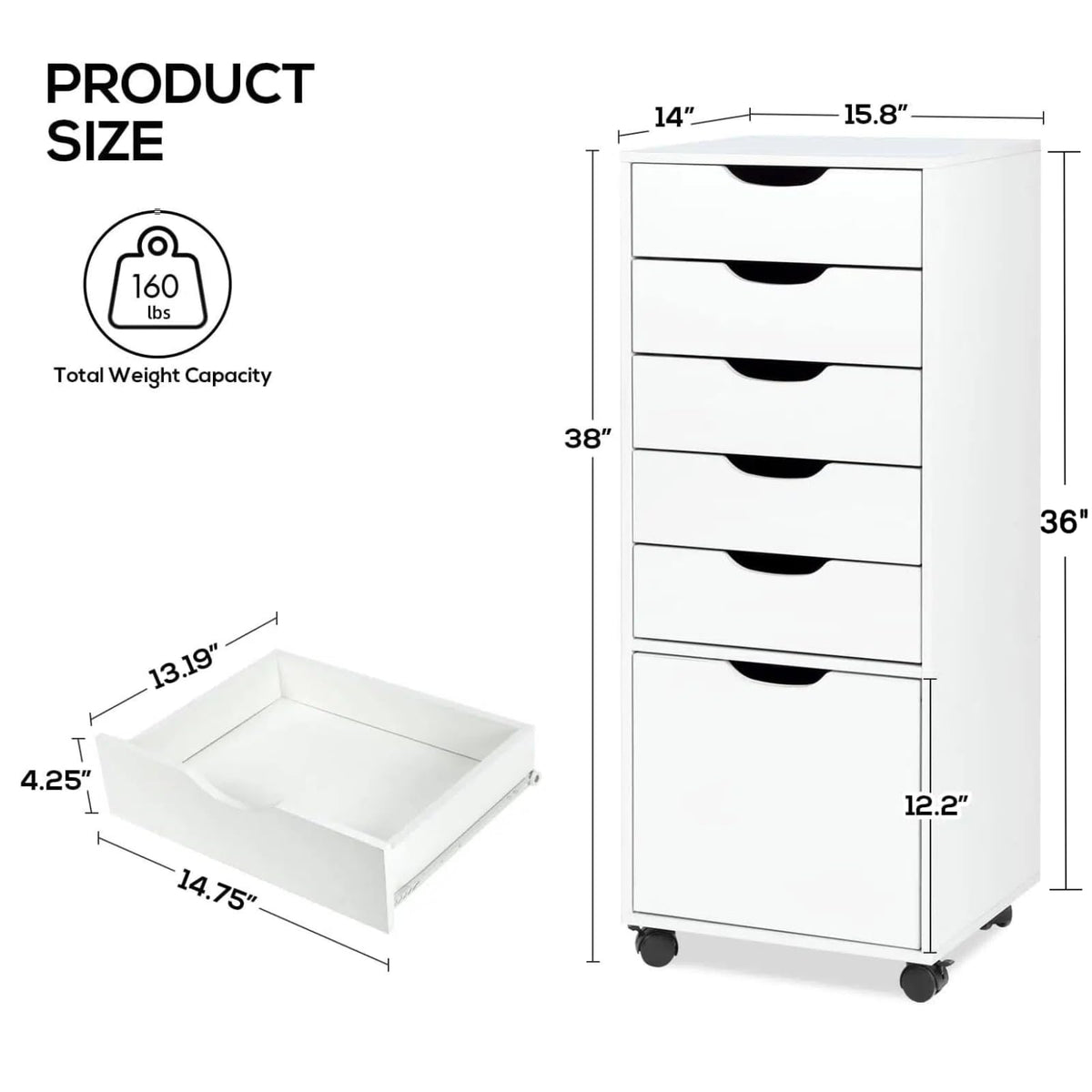 Rolling File Cabinet