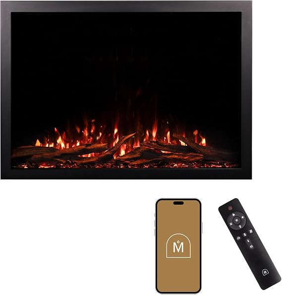 Smart Electric Fireplace Insert