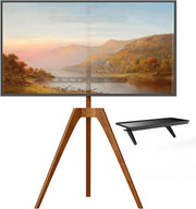 Walnut Wood Easel TV Stand