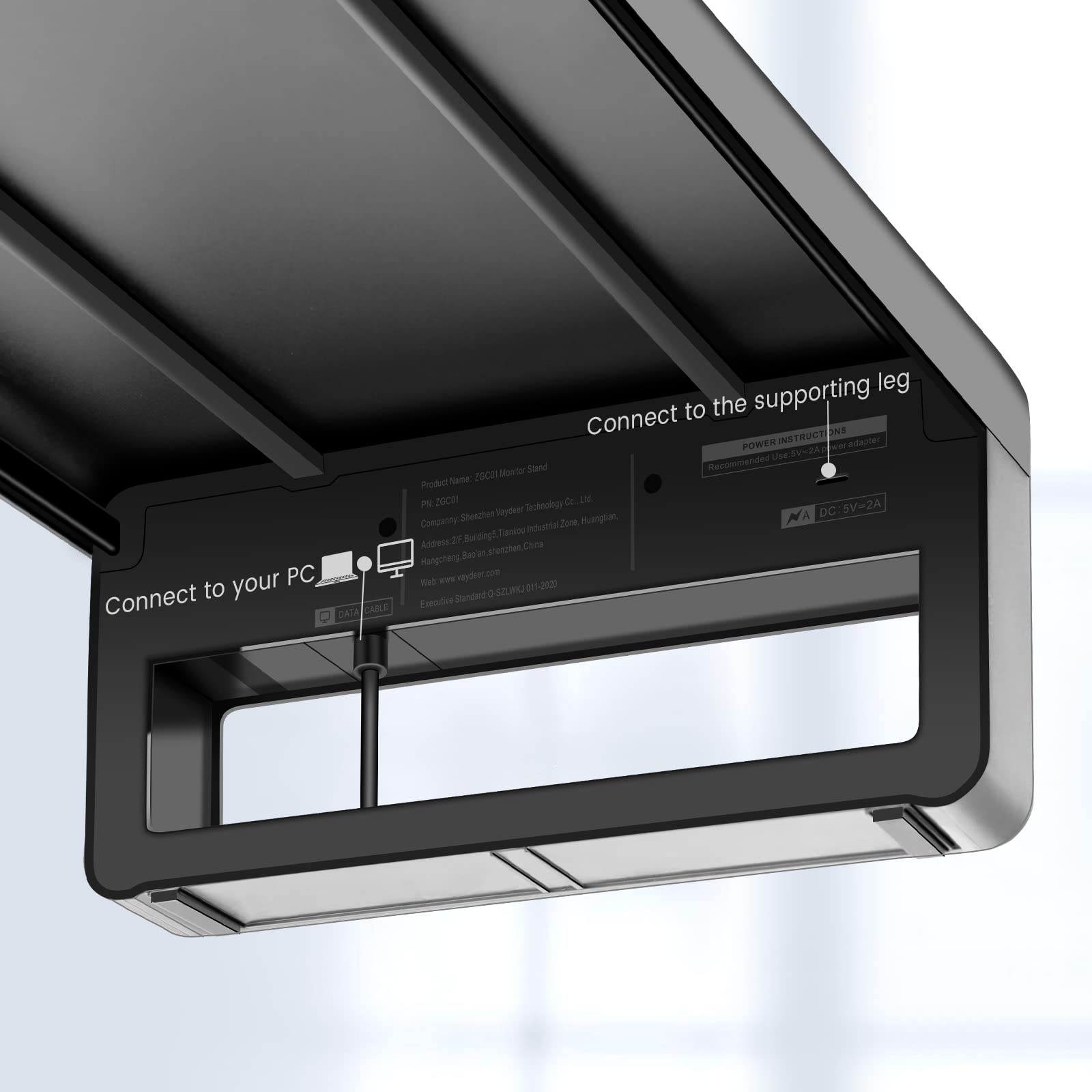Dual Monitor Stand with USB 3.0 Hub