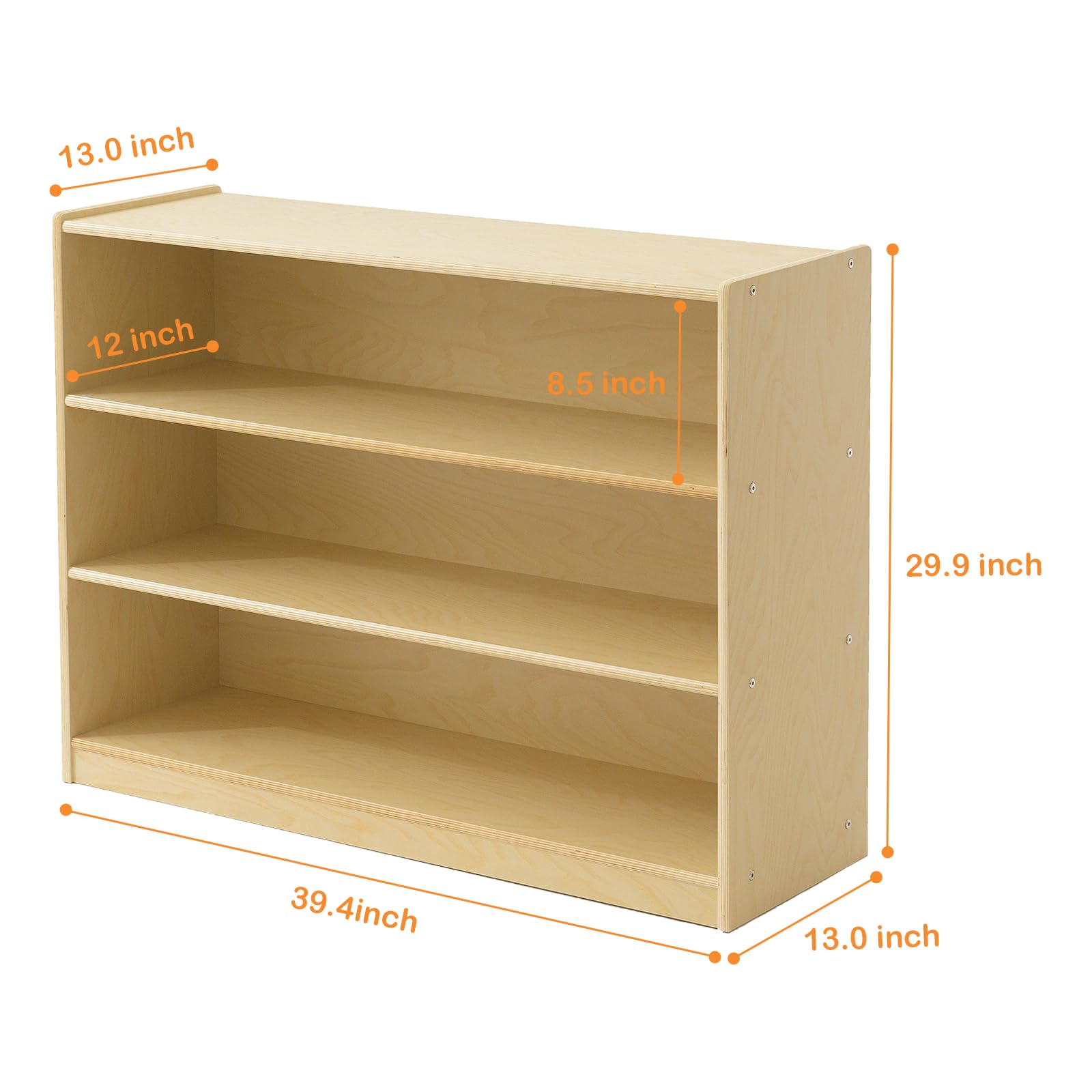 3-Tier Montessori Kids Bookshelf