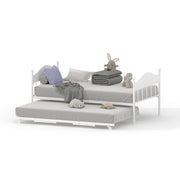 Twin Metal Daybed with Trundle