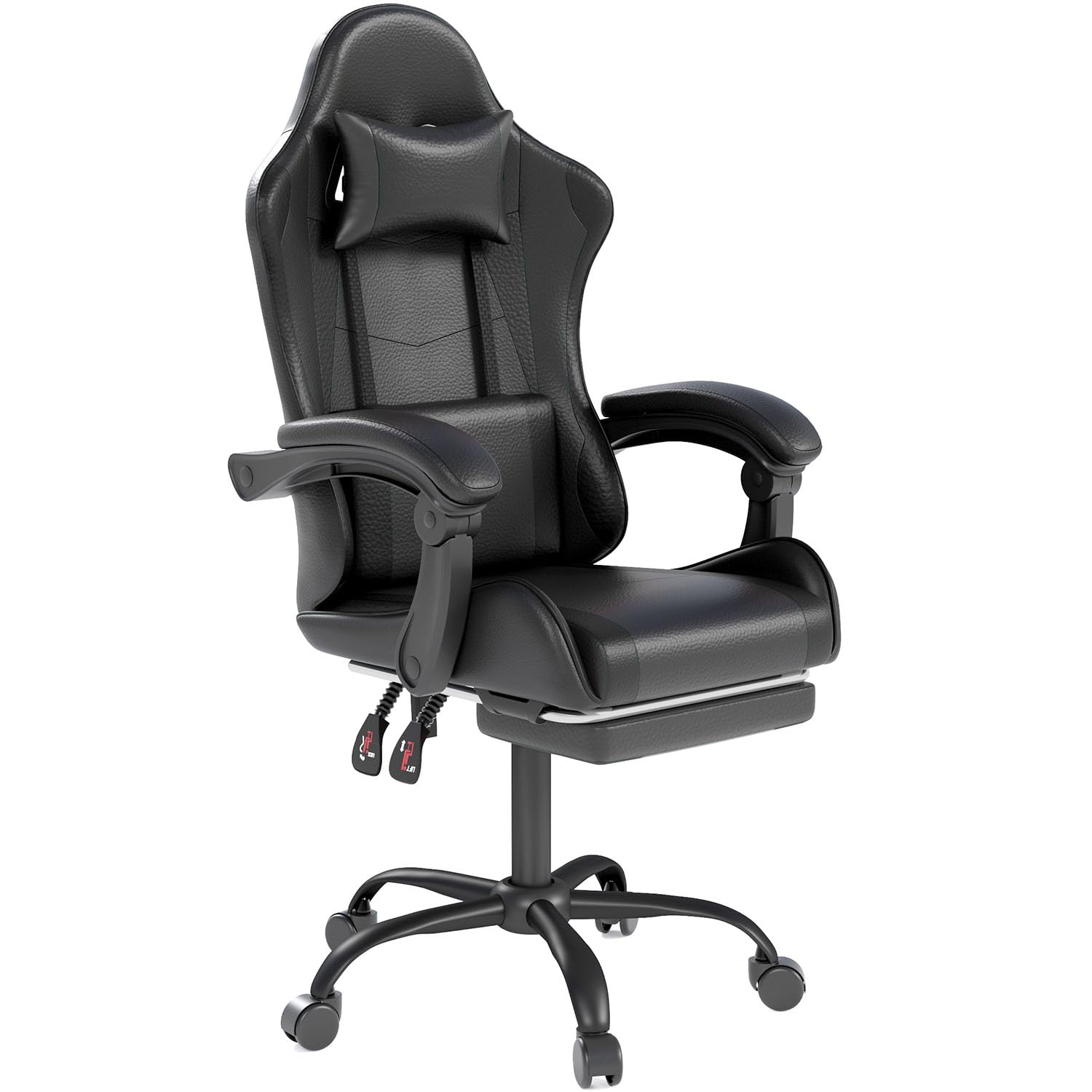 Gaming Chair with Headrest & Lumbar Support