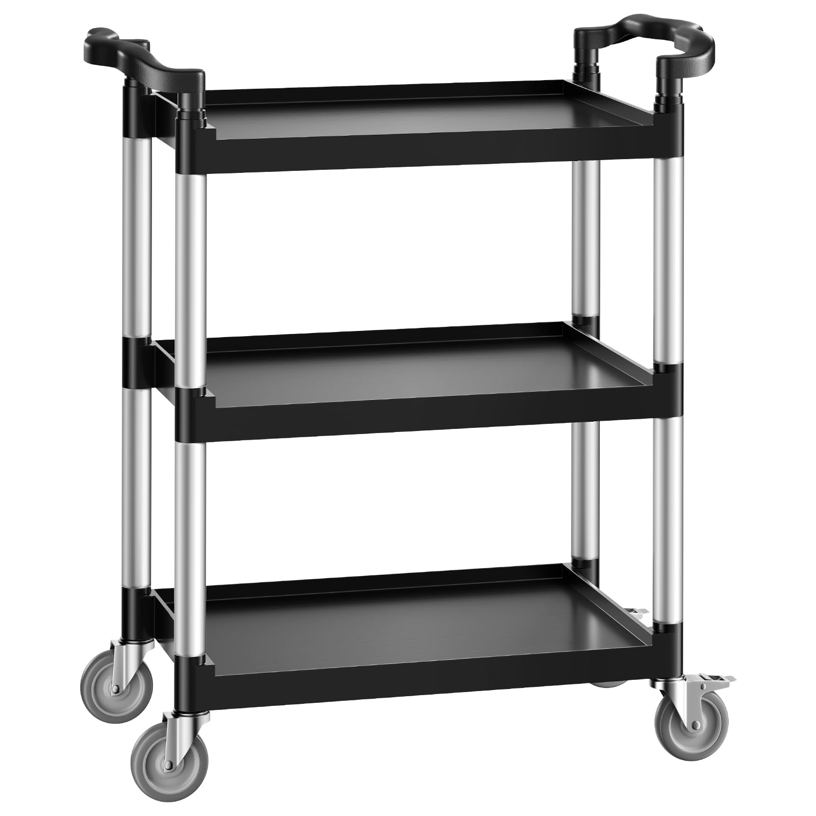 3-Tier Rolling Utility Cart with Swivel Wheels