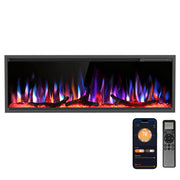 Smart Electric Fireplace – Wall Mount & Recessed