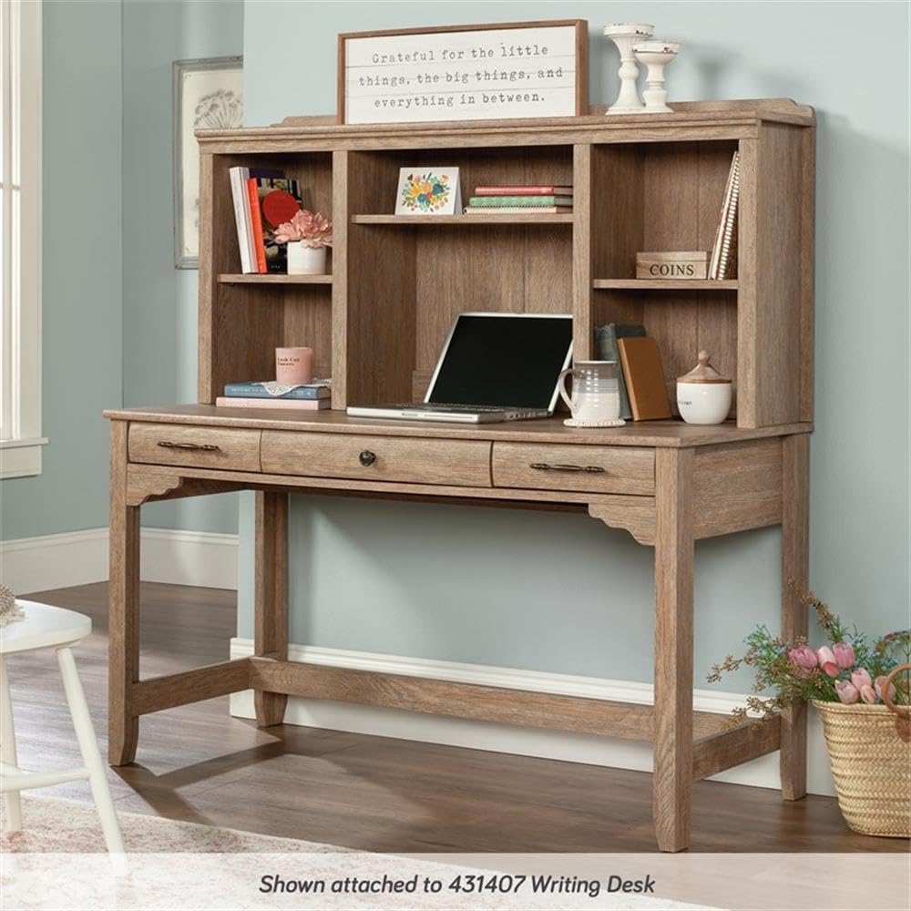 Oak Desk Hutch