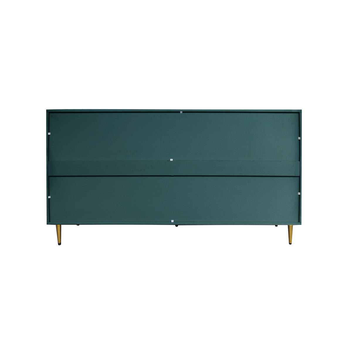 QIANYEWANG Modern Blue Lacquered 4 Door Wooden Cabinet Sideboard Buffet Server Cabinet Storage Cabinet, for Living Room, Entryway, Hallway, Office, Kitchen and Dining Room ，Green