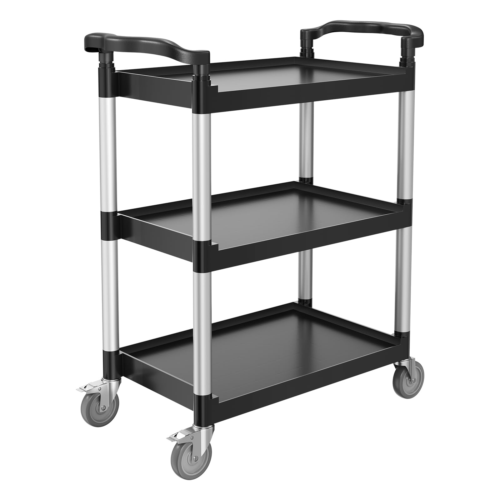3-Tier Rolling Utility Cart with Swivel Wheels