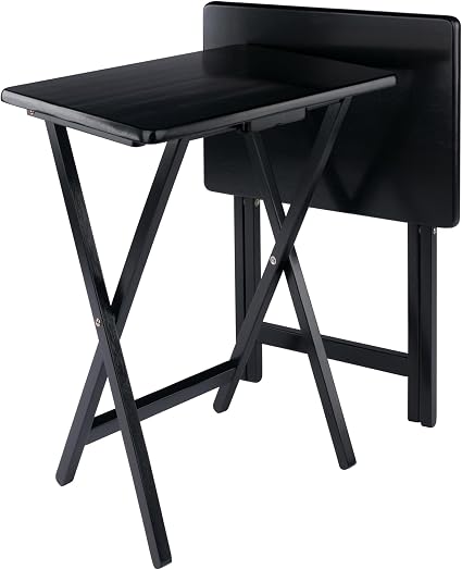 Folding Snack Table Set of 2