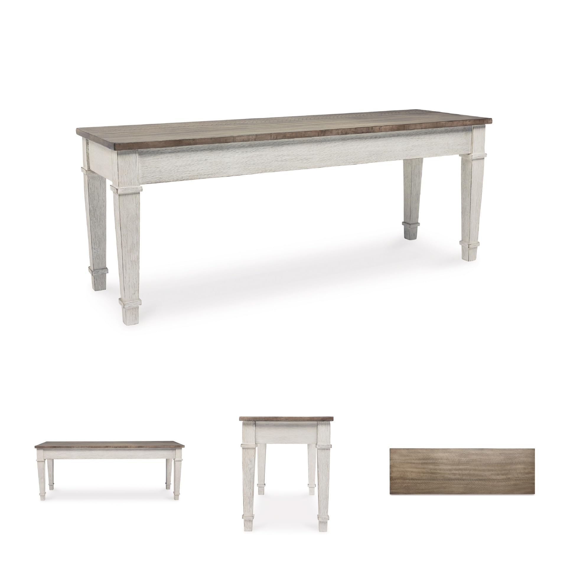 Farmhouse Storage Bench with Hidden Storage
