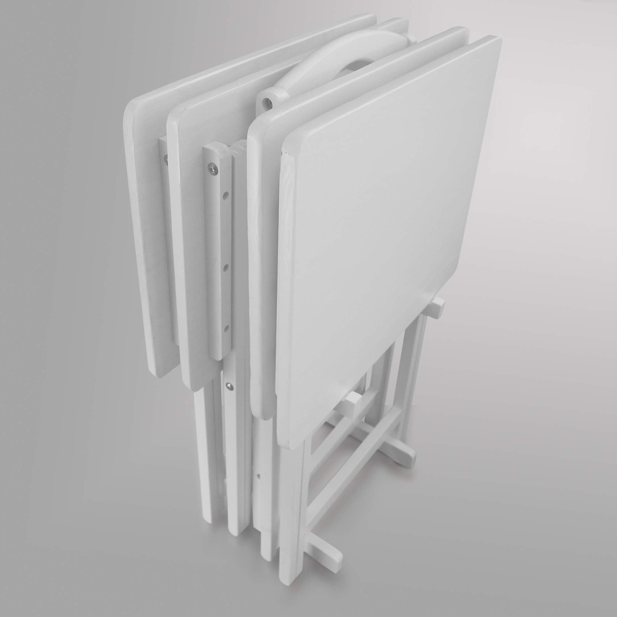 Casual Home 5pcs Tray Table Set - White (660-41)
