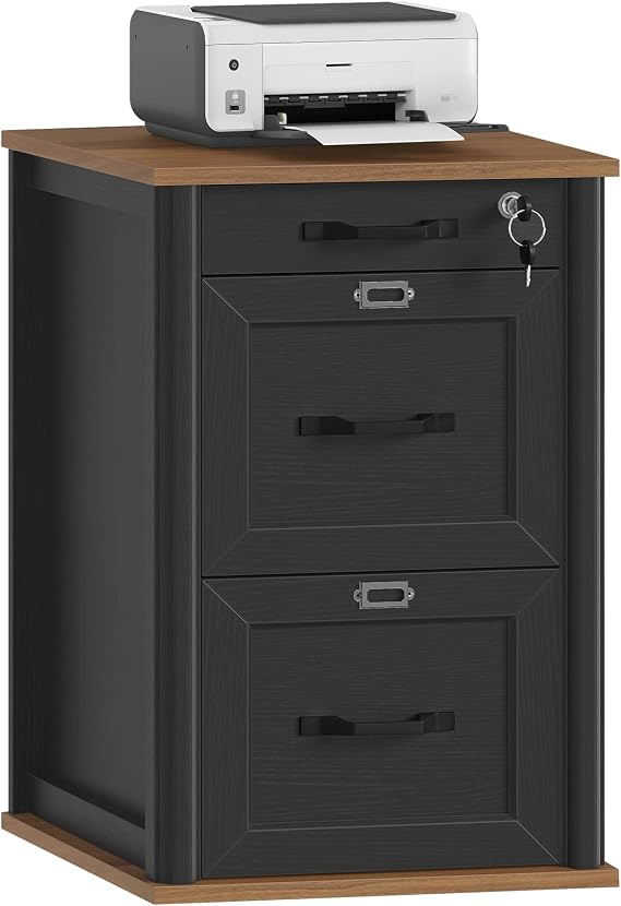 3-Drawer Locking File Cabinet