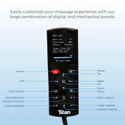 Titan Rejūv 4D l Full Body Massage Chair l Soothing Heating Therapy l Stretching Program l Intelligent Health Detection l Ai Series l Voice Recognition l Zero Gravity Reclining l Space Saving (Blue)
